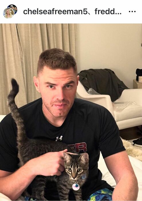 フレディ・フリーマンのインスタグラム（＠ｆｒｅｄｄｉｅｆｒｅｅｍａｎ）より