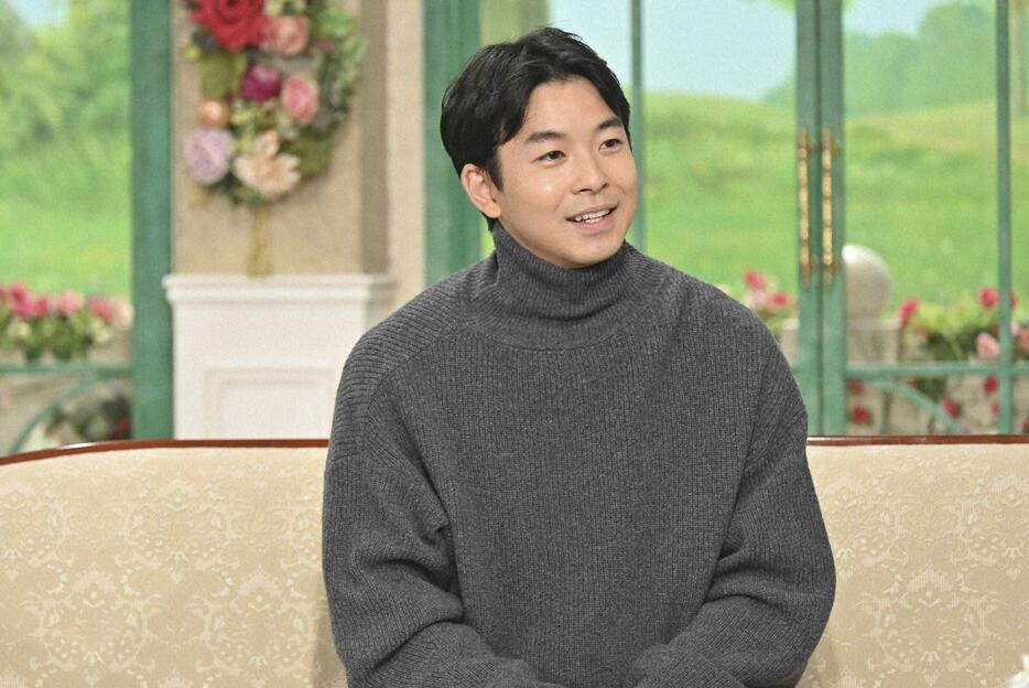 11月5日放送の「徹子の部屋」に出演した仲野太賀さん＝テレビ朝日提供