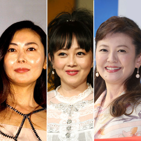 （左から）中山美穂、浅香唯、南野陽子（Ｃ）日刊ゲンダイ