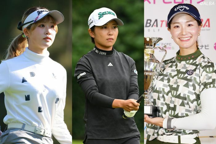 最終戦に出場する（左から）都玲華、佐渡山理莉、青木香奈子（撮影：福田文平、原田健太、鈴木祥）