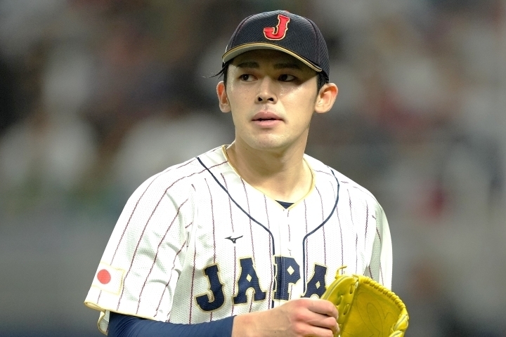 MLB公式がWBCでの佐々木のハイライトをアップした。(C)Getty Images