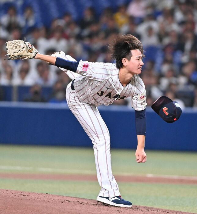 先発し力投する井上（撮影・永田浩）