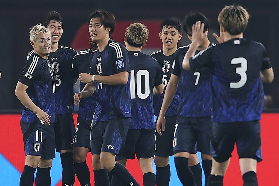 日本が敵地で快勝してグループ首位を独走【写真：Getty Images】