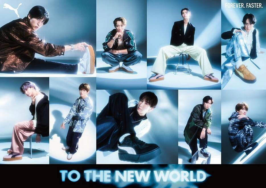 Snow Manが出演する「TO THE NEW WORLD」キービジュアル