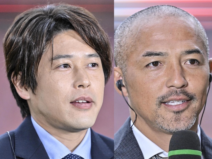 サッカー元日本代表の内田篤人氏と小野伸二氏　撮影：中地拓也