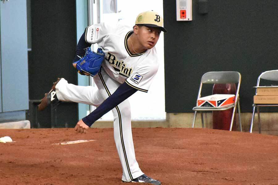 オリックス・東松快征【写真：真柴健】