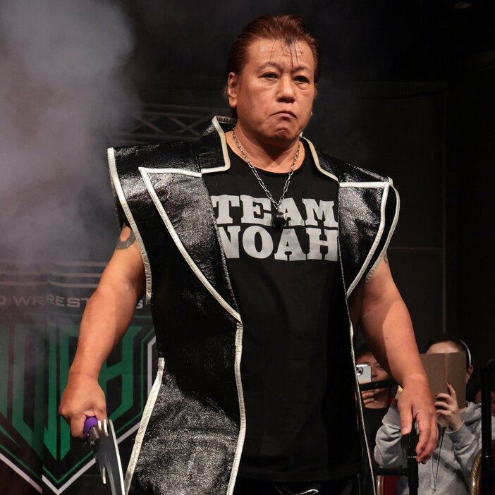 引退するプロレスラー齋藤彰俊　©PRO WRESTLING NOAH