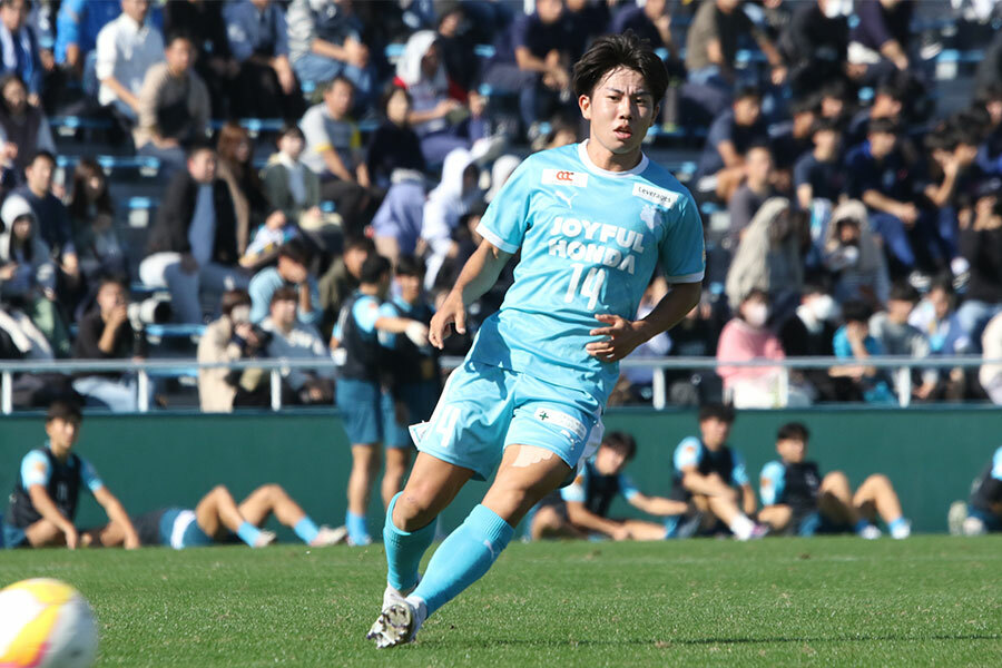 筑波大・田村蒼生【写真：FOOTBALL ZONE編集部】