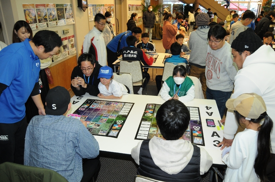 初開催から大盛況となったスクラムエイトカードの大会