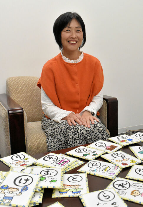 「前向きに、誰かの背中を押すような言葉を届けたい」と話す北さん（木津川市役所）