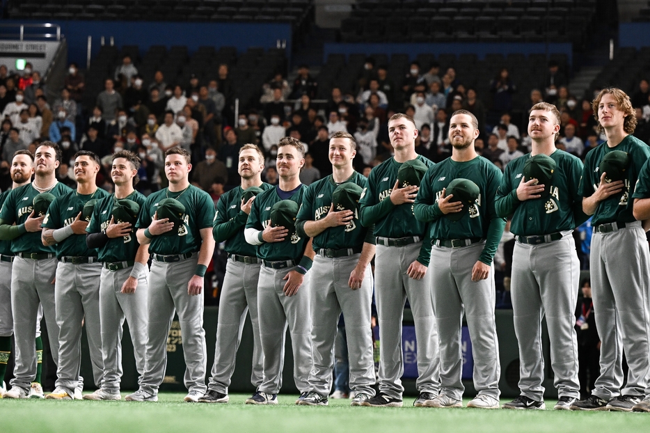 侍ジャパンとプレミア12の初戦で激突するオーストラリア。(C)Getty Images