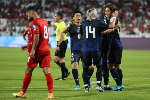 9月に行われたバーレーン代表と日本代表の一戦 [写真]=Getty Images