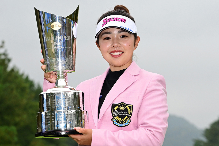 今季2勝目＆通算13勝目を手にした山下美夢有　写真：Getty Images