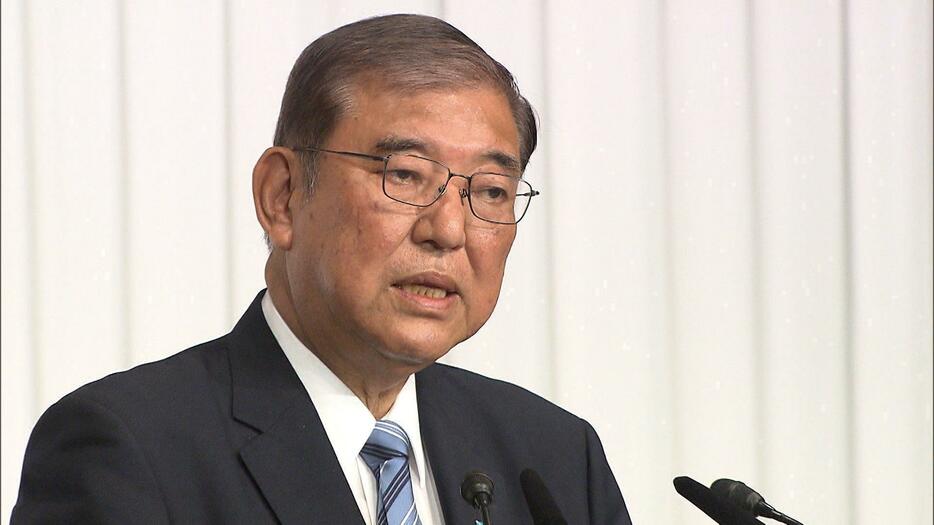 第103代総理大臣に選出された石破茂首相