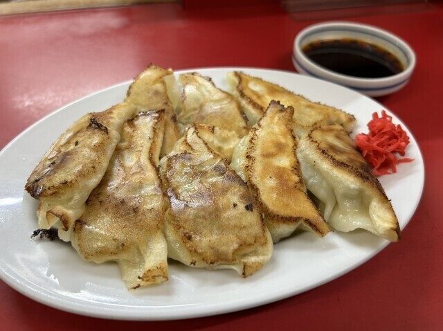 「焼き餃子」1人前8個600円