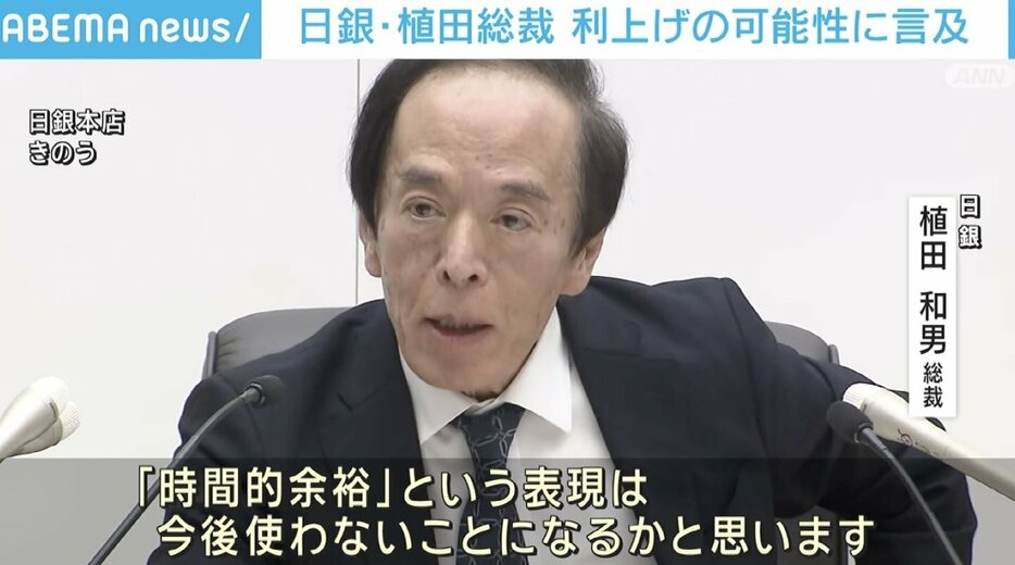 日本銀行・植田和男総裁