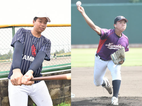 【（左から）寺井広大（神村学園伊賀）、松山心（皇學館大）】