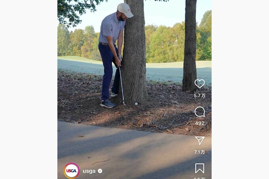 全米ゴルフ協会（USGA）のインスタグラム（@usga）より