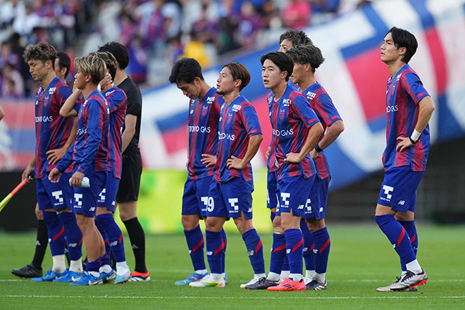 湘南戦で完封負けを喫したFC東京。写真：サッカーダイジェスト