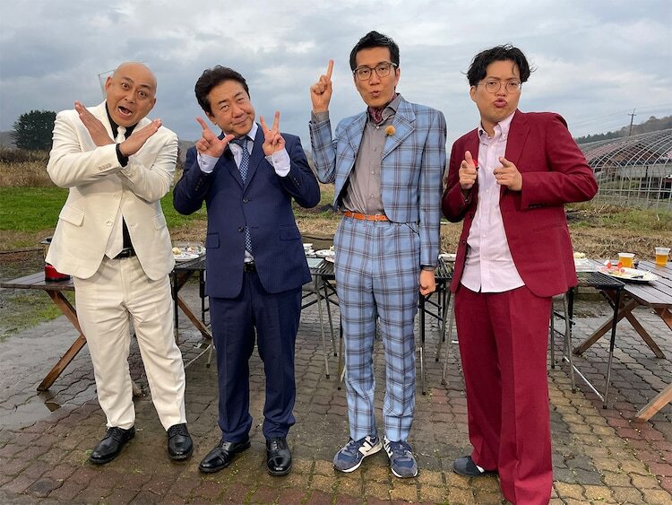 「錦鯉が行く！NORI NORI Exciting（のりのり エキサイティング）ツアー」に出演する錦鯉とヤーレンズ