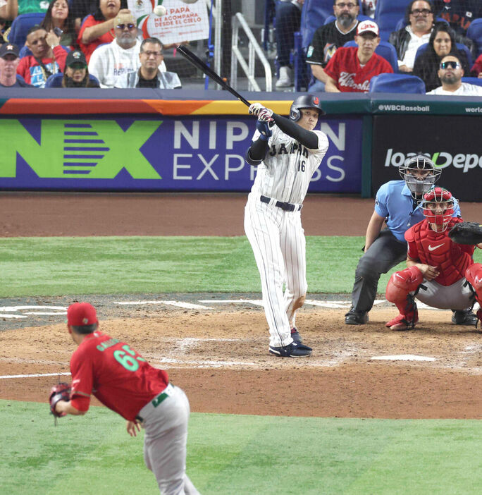 昨年のＷＢＣ準決勝で大谷に二塁打を許すガエゴス