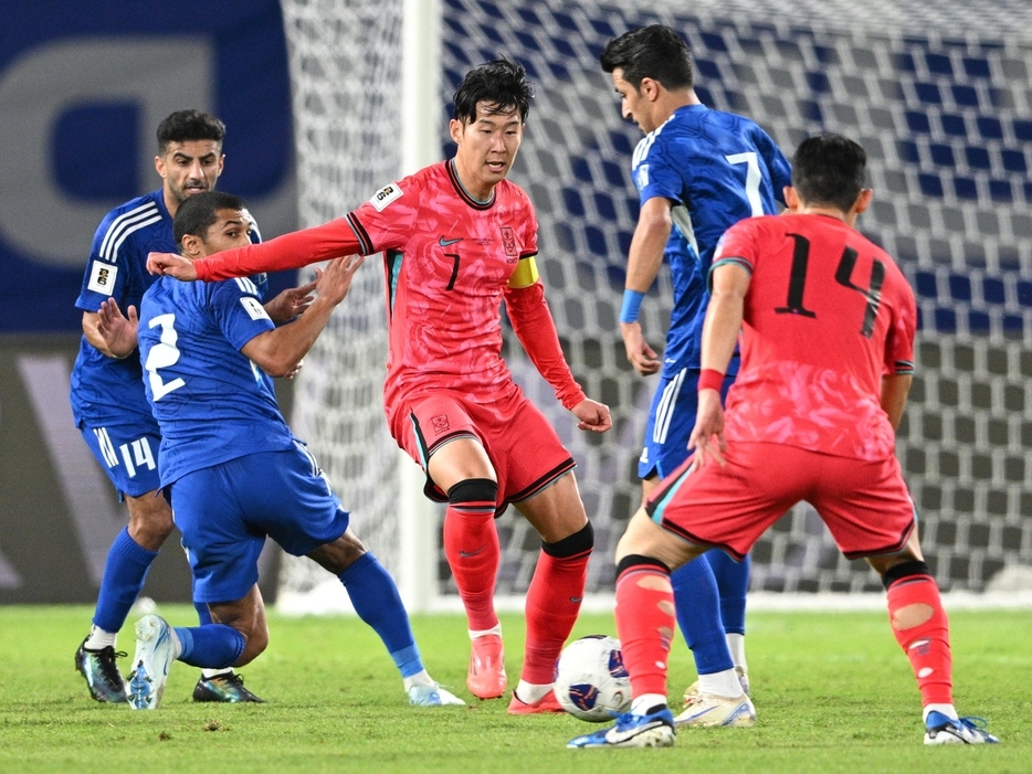 韓国がパレスチナとドロー(Getty Images)