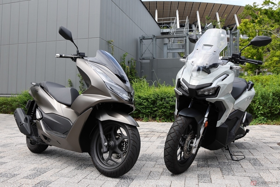 ホンダの160ccスクーター「PCX160」と「ADV160」