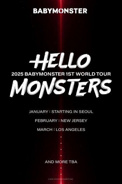 BABYMONSTER、初のワールド・ツアーを発表　本格グローバルに躍進