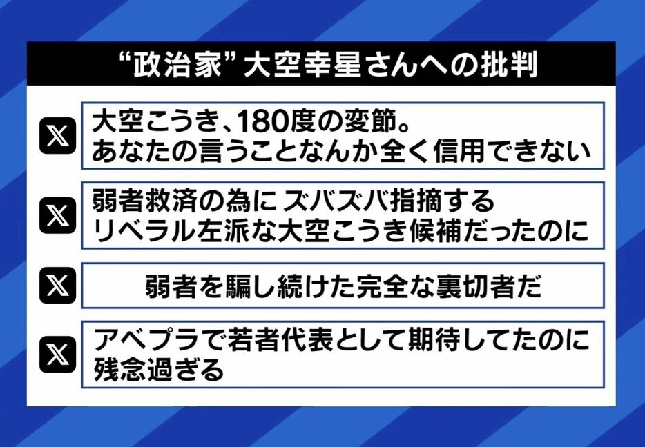 大空幸星氏への批判