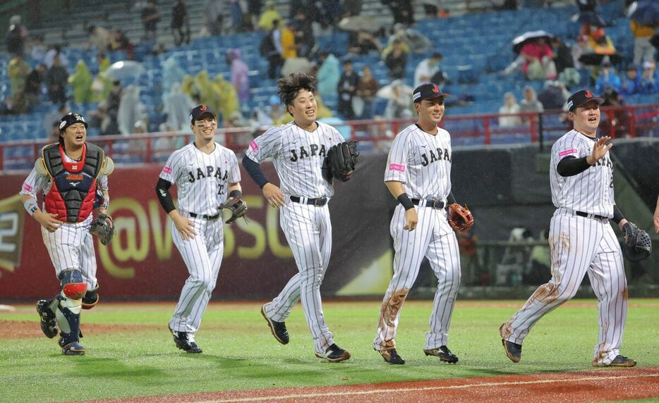 キューバに勝利した日本（カメラ・上村　尚平）