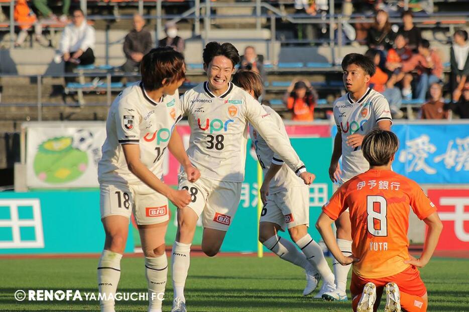 前節は愛媛と引き分けたレノファ（写真提供＝レノファ山口FC）