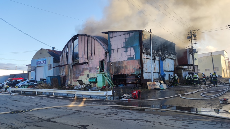 火事があった現場