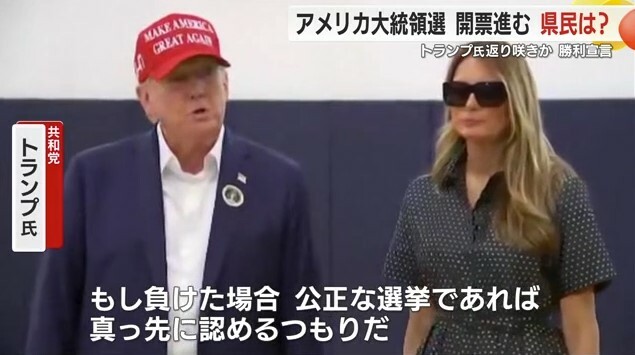 共和党・トランプ氏とメラニア夫人