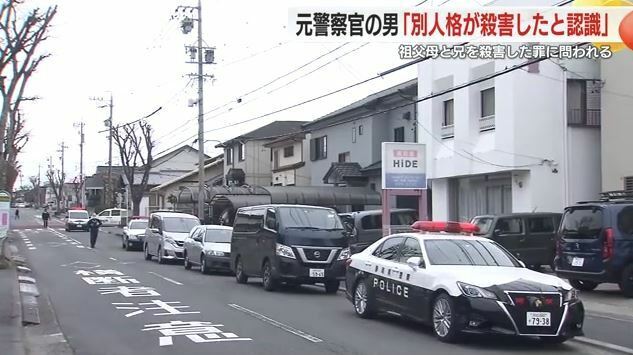 3人を殺害したとされる被告宅（2022年・浜松市）