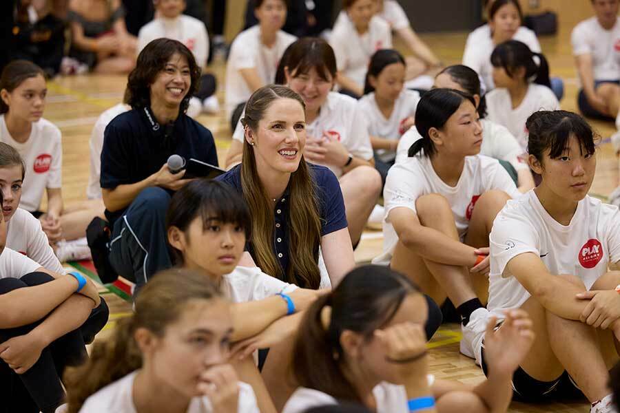 ミッシーさんが考える女の子がスポーツを選ぶメリットとは【写真：主催者提供】