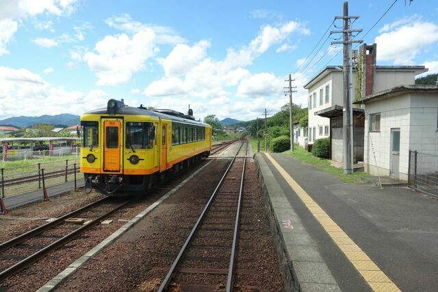 京都丹後鉄道の列車　写真:筆者撮影