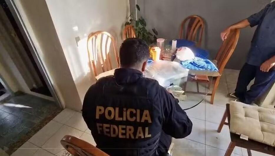 PFによる一斉捜査の様子（Foto:Divulgação/ Polícia Federal）