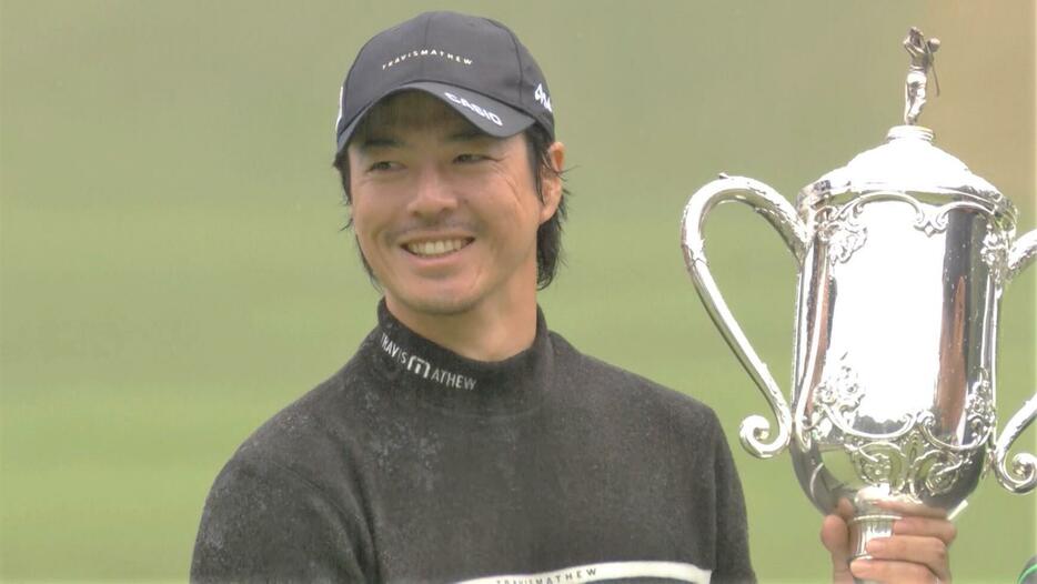 逆転で大会史上最多4度目の優勝を果たした石川遼選手