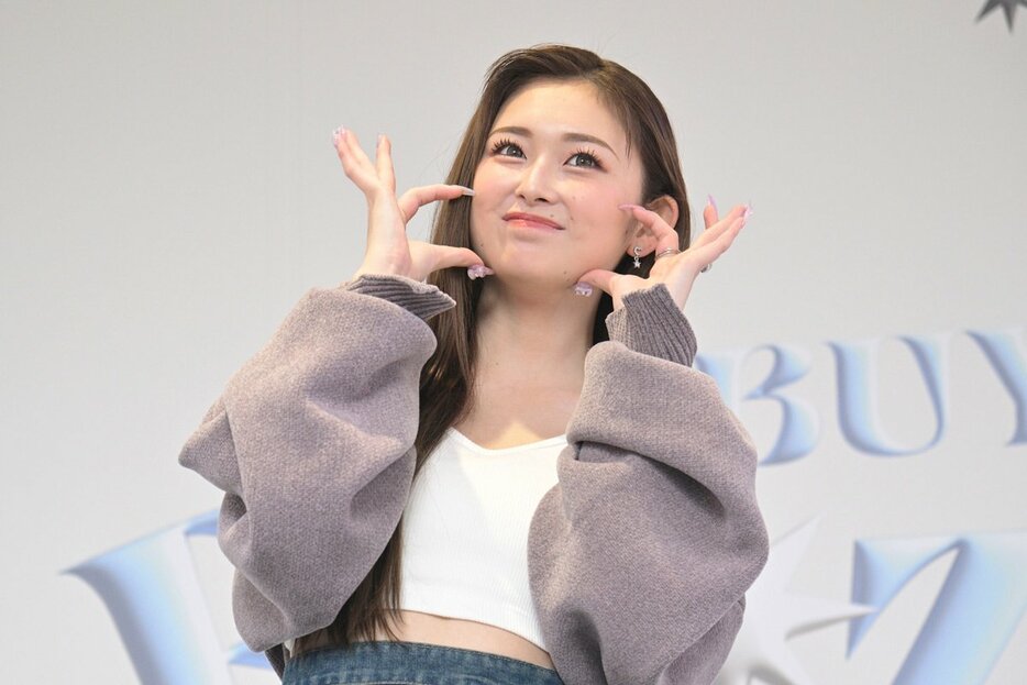 イベントに登場した、ゆうちゃみ