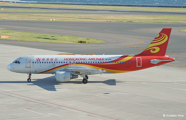 鹿児島線を増便する香港航空（資料写真）＝PHOTO: Yusuke KOHASE/Aviation Wire