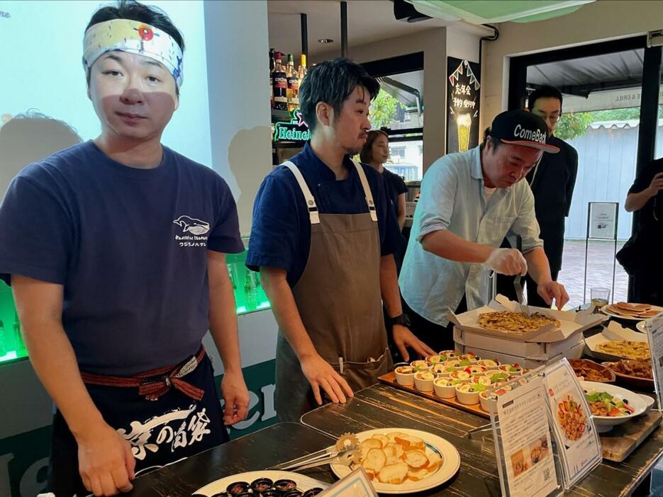 試食会の様子