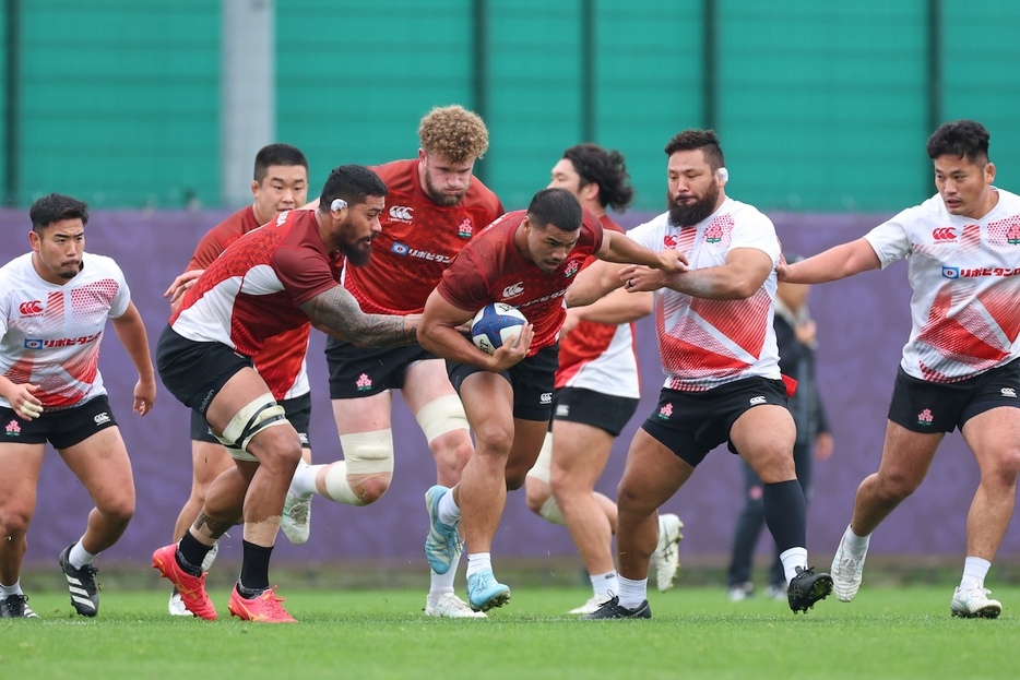 昨秋のRWC以来のテストマッチとなる今回のフランス戦。持ち前のフィジカルを生かし突破口を開くことが期待されている（撮影：長尾亜紀）