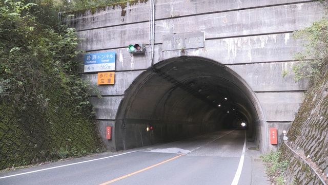 ひき逃げ事件の現場=9日午前7時ごろ・小浜市青井