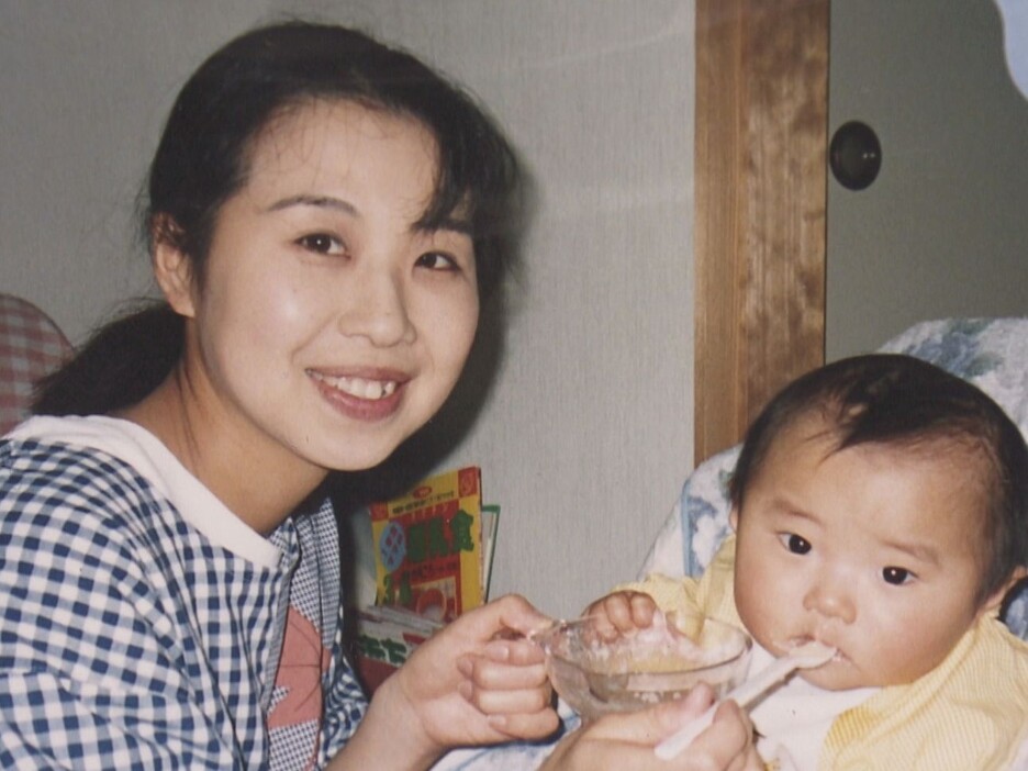 高羽奈美子さんと息子の航平さん