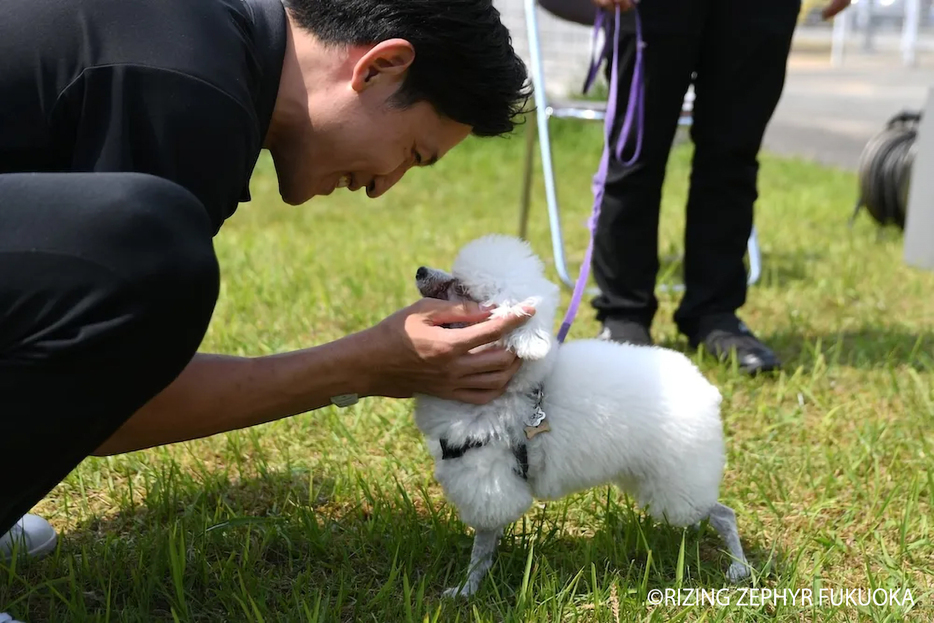 犬が大好きだった谷口選手