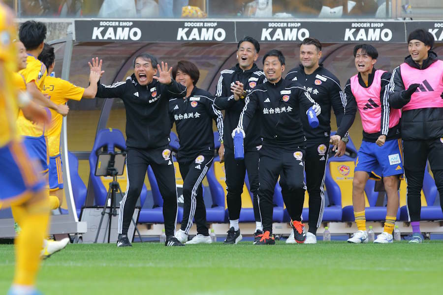 仙台が逆転でPO進出決定【写真：Getty Images】