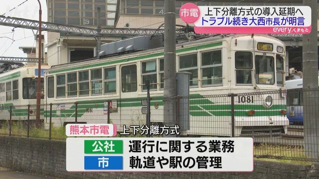 運行に関する業務を公社、車両や駅の管理を市が担う「上下分離方式」導入を予定