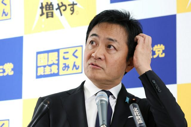 国民民主党の玉木雄一郎代表=2024年11月26日午前10時46分、国会内