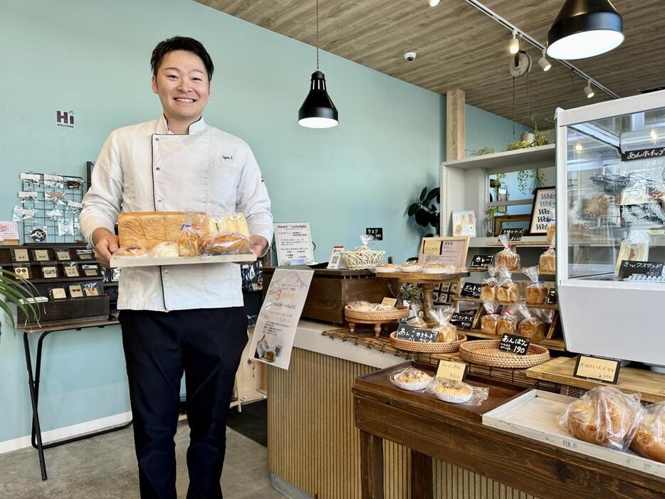 「こがわパン」店主の緒方雄太さん