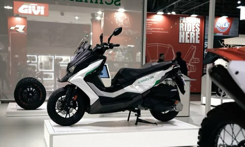 シェフラーとKymcoが共同開発した新型ハイブリッドスクーターコンセプト（EICMA2024）